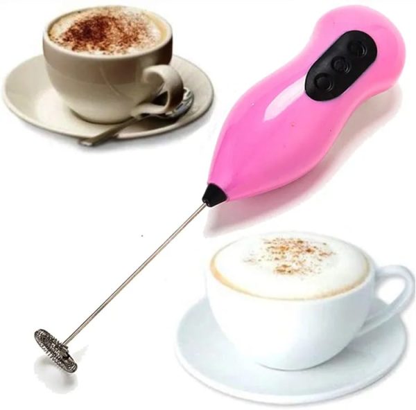 Electric Foam Maker for Milk, Coffee, Egg Beater, Juice, Cafe Without battery