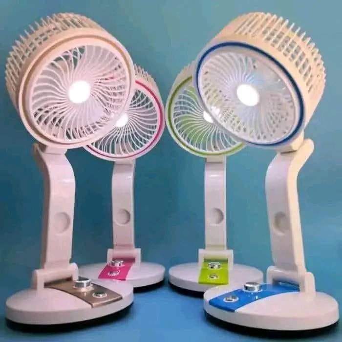 Lr Folding Fan With Light