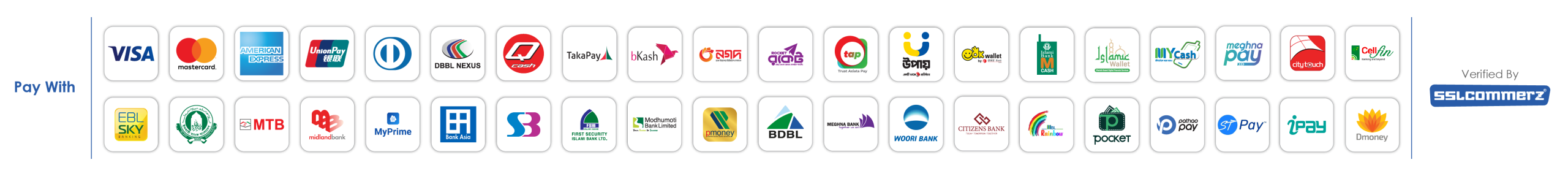 Pay with SSLCommerz – Cards, Mobile Banking, Wallets